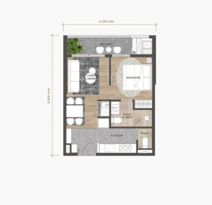 thiet-ke-can-ho-regal-residence-luxury-1-phong-ngu-54m2