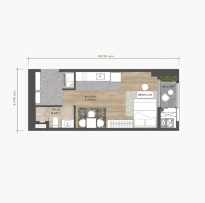 thiet-ke-can-ho-regal-residence-luxury-studio-1-phong-ngu-45m2