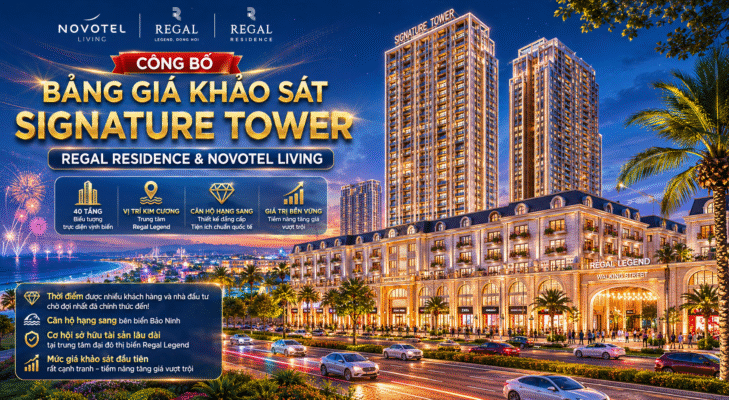 CÔNG BỐ BẢNG GIÁ CĂN HỘ BIỂN REGAL RESIDENCE SIGNATURE
