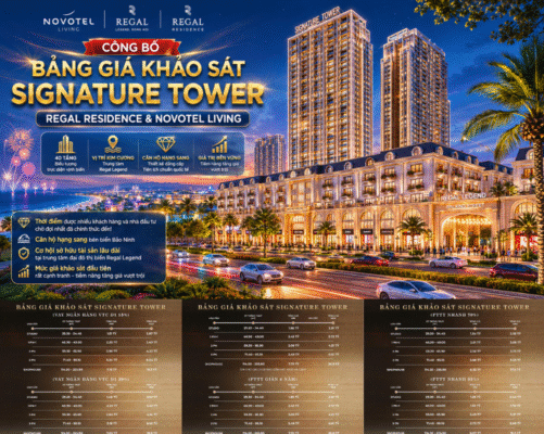 CÔNG BỐ BẢNG GIÁ CĂN HỘ BIỂN REGAL RESIDENCE SIGNATURE