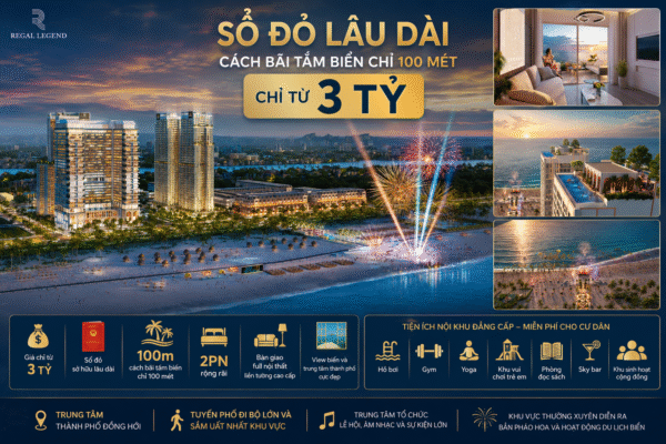 SỔ ĐỎ LÂU DÀI – CÁCH BÃI TẮM BIỂN CHỈ 100 MÉT – CHỈ TỪ 3 TỶ