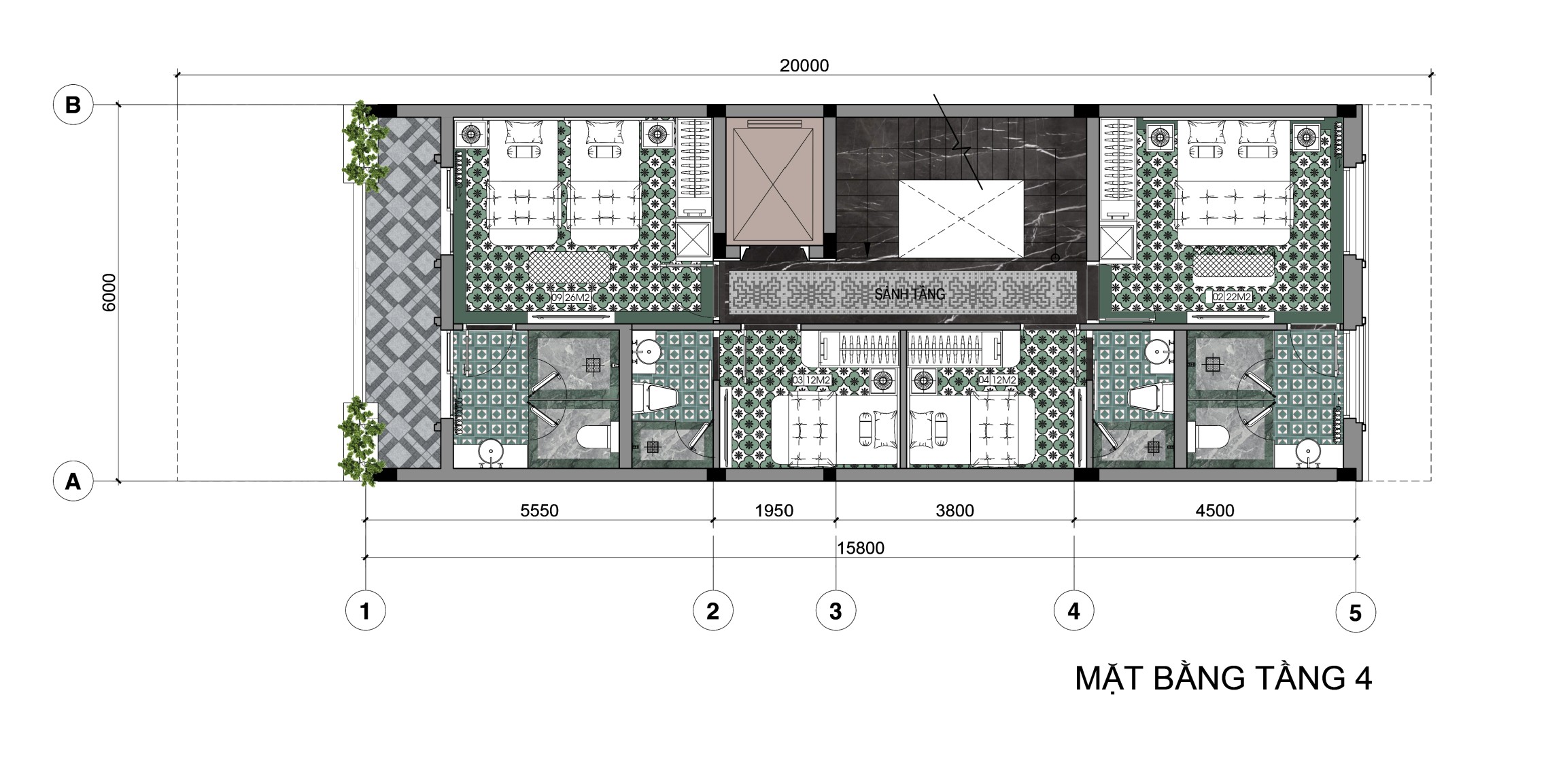 mat-bang-can-lien-ke-shophouse-4,5-tang-regal-legend-quang-binh-lk1-lk2-tang-4
