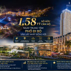 1,58 TỶ SỞ HỮU CĂN HỘ NGAY TRUNG TÂM PHỐ ĐI BỘ SẦM UẤT NHẤT ĐỒNG HỚI