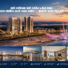 SỔ HỒNG SỞ HỮU LÂU DÀI – CÁCH BIỂN CHỈ 100 MÉT – 80M² CHỈ TỪ 3,5 TỶ