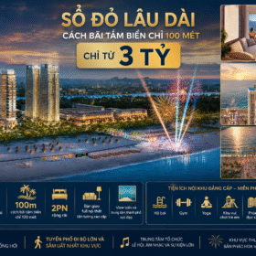 SỔ ĐỎ LÂU DÀI – CÁCH BÃI TẮM BIỂN CHỈ 100 MÉT – CHỈ TỪ 3 TỶ